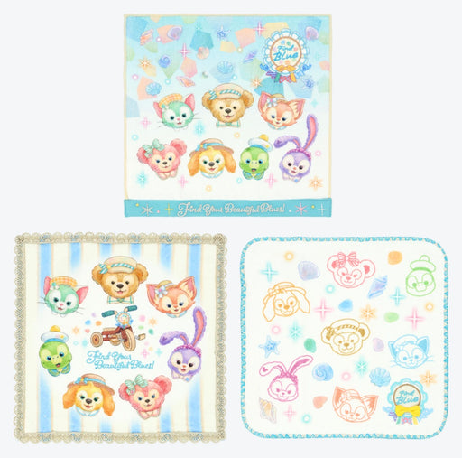 TDR - 2026 Duffy & Friends "Find Your Beautiful Blues" Collection x Mini Towels Set of 3 (Release Date: Apr 14, 2026)