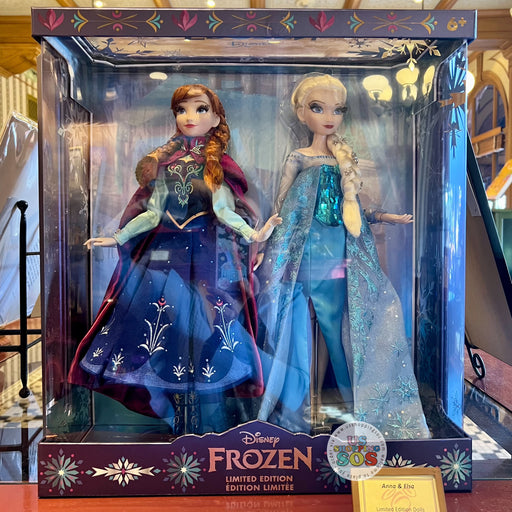 DLR - Frozen 10th Anniversary - Anna & Elsa Limited Edition Doll Figure