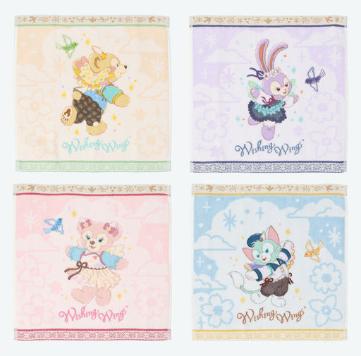 TDR - 2025 Duffy & Friends "Wishing Wings" Collection x Duffy, ShellieMay, StellaLou & Gelatoni Mini Towels Set (Release Date: Aug 28, 2025)
