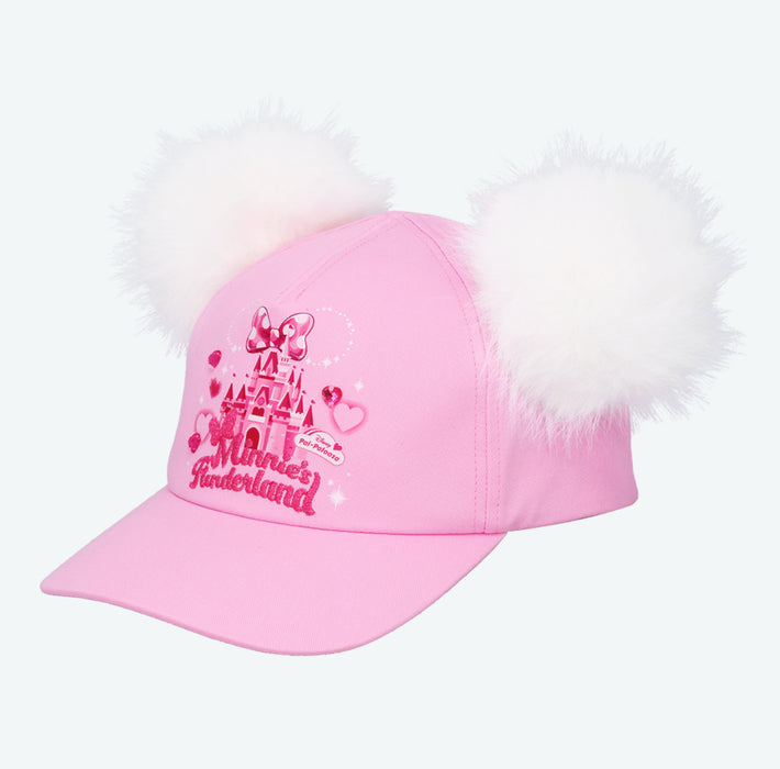 TDR - Minnie Mouse Funderland 2026 Collection x Fluffy Cap with Pom Pom For Adults (Release Date: Jan 13, 2026)
