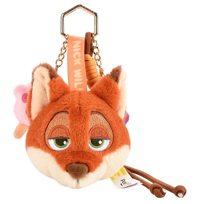 China Exclusive- Summer Beach Fun & Cute Nick Wilde Plush Keychain