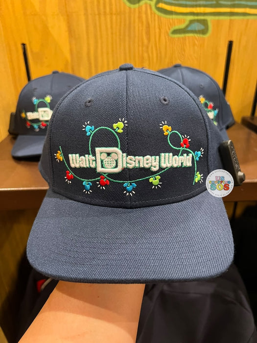 DLR/WDW - Christmas 2026 - Holiday Light Park Logo Navy Baseball Cap (Adult)
