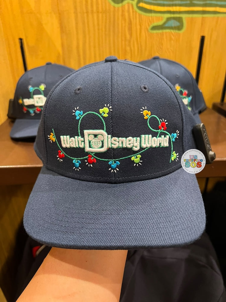 DLR/WDW - Christmas 2026 - Holiday Light Park Logo Navy Baseball Cap (Adult)