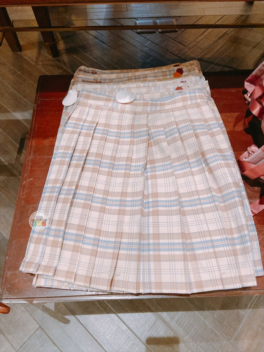 SHDL - Campus Style x Chip & Dale Checkered Pattern Skirt for Adults