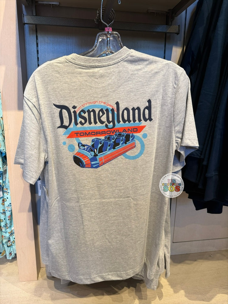 DLR/WDW - Tomorrow Land 2026 - Park Logo Grey Graphic Tee (Adult)