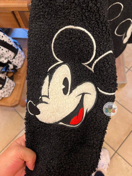 DLR/WDW - Spirit Jersey Mickey Park Logo Black Sherpa Pullover (Adult)