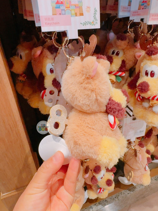 SHDL - 2025 Mickey & Friends Christmas Waltz Dance Collection x Pluto Plush Keychain