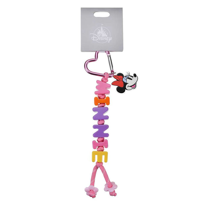 JDS - 2026 Key chain Fes x Minnie Mouse Name Bead Keychain