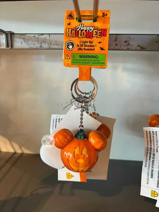 DLR/WDW - Halloween 2026 Mickey Mouse & Family Collection x Mickey Jack-o’-Lantern Light Up Keychain