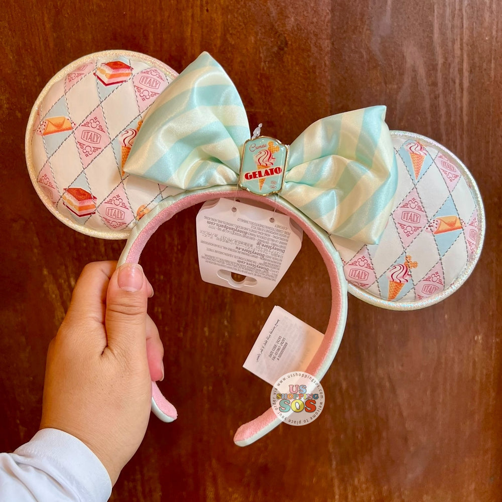 WDW - Epcot World Showcase Italy 🇮🇹 - When in Rome 2025 - Gelato Ear Headband