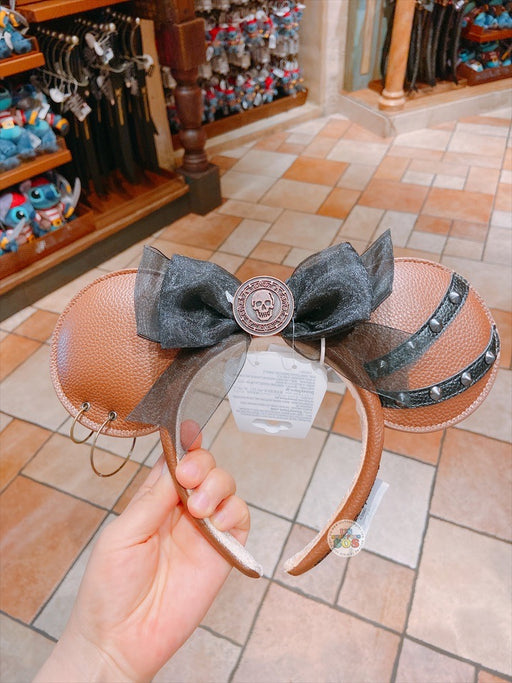 SHDL - Minnie Mouse Pirates of the Caribbean Leather Ear Headband