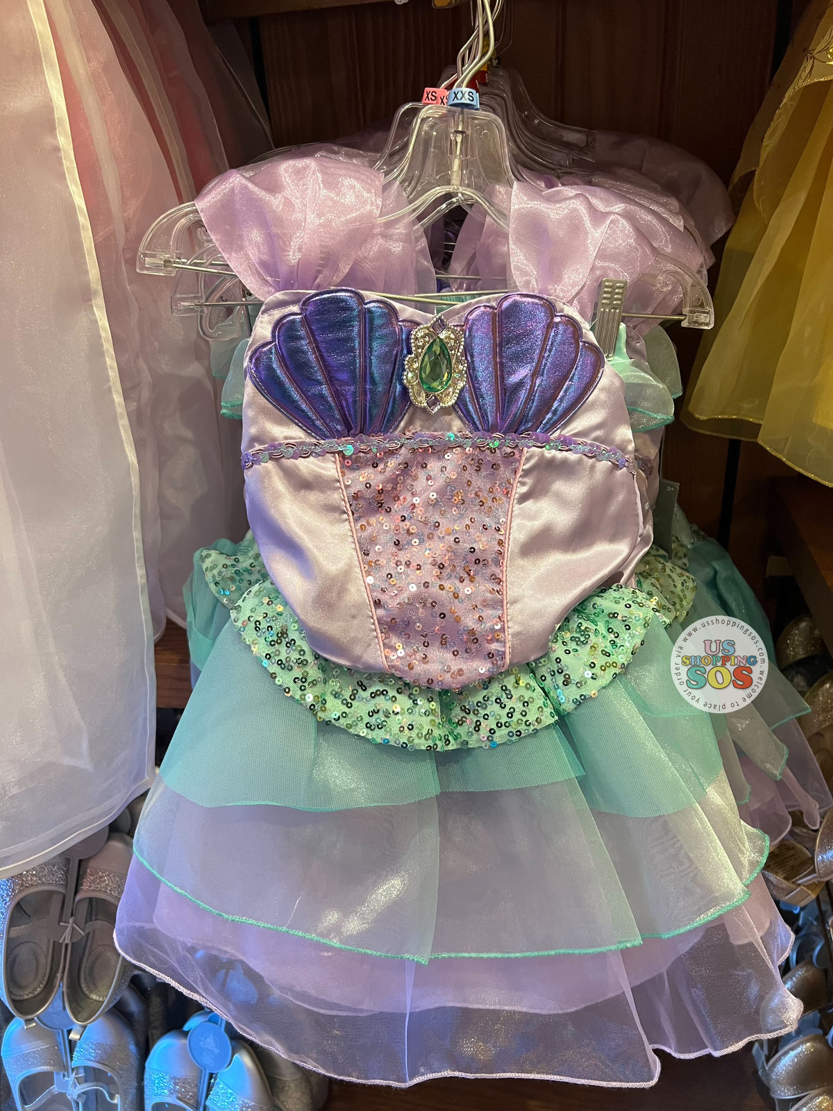 DLR/WDW - Disney Princess - Ariel Costume Dress (Kid & Youth) USShoppingSOS DLR/WDW - Disney Princess - Ariel Costume Dress (Kid & Youth) USShoppingSOS