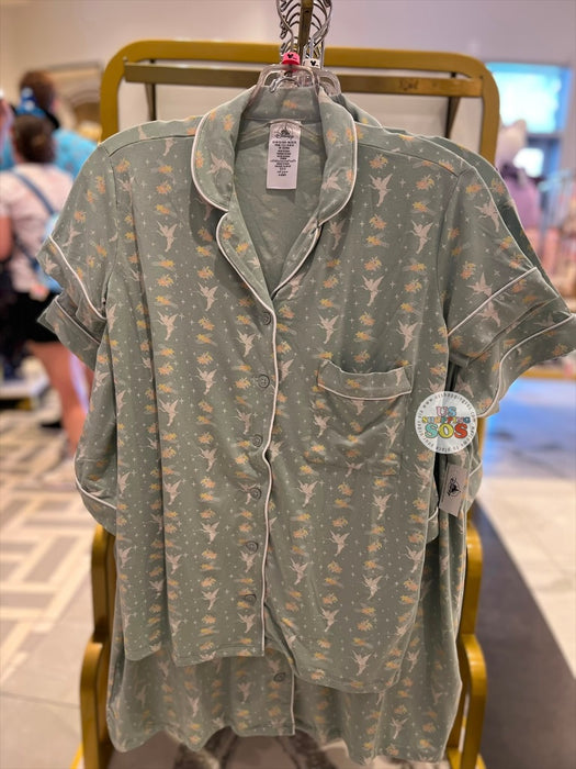 DLR/WDW - Tinker Bell Short Sleeve Top & Shorts Pajamas Set (Adult)