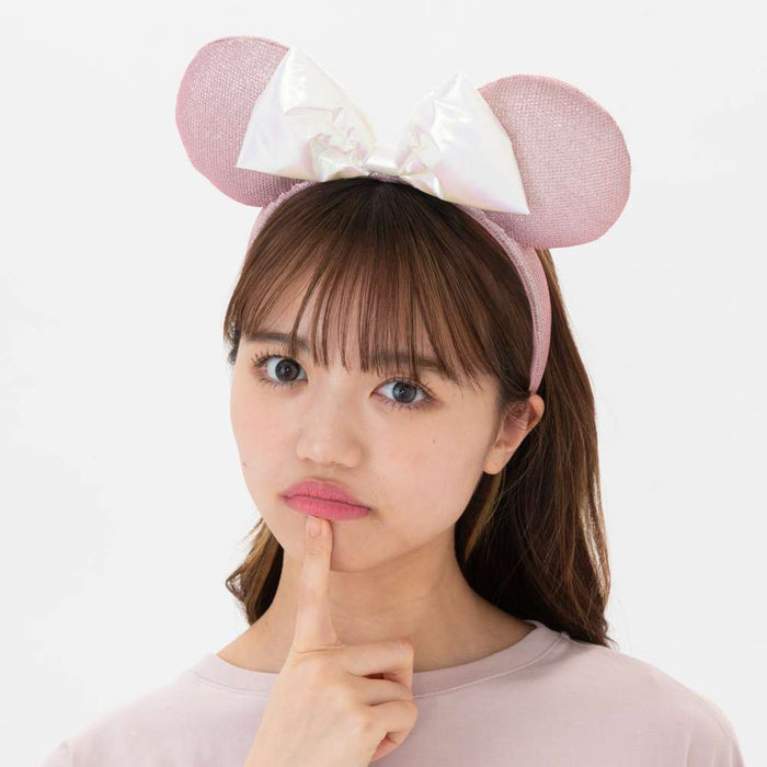 TDR - Minnie Mouse Glittering Metallic Ear Headband Color: Pink (Release Date: May 8, 2025)