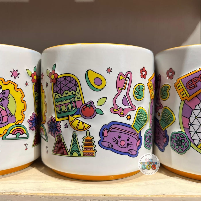 WDW - Starbucks Neon Iconography - “Epcot” Ceramic Mug 14oz
