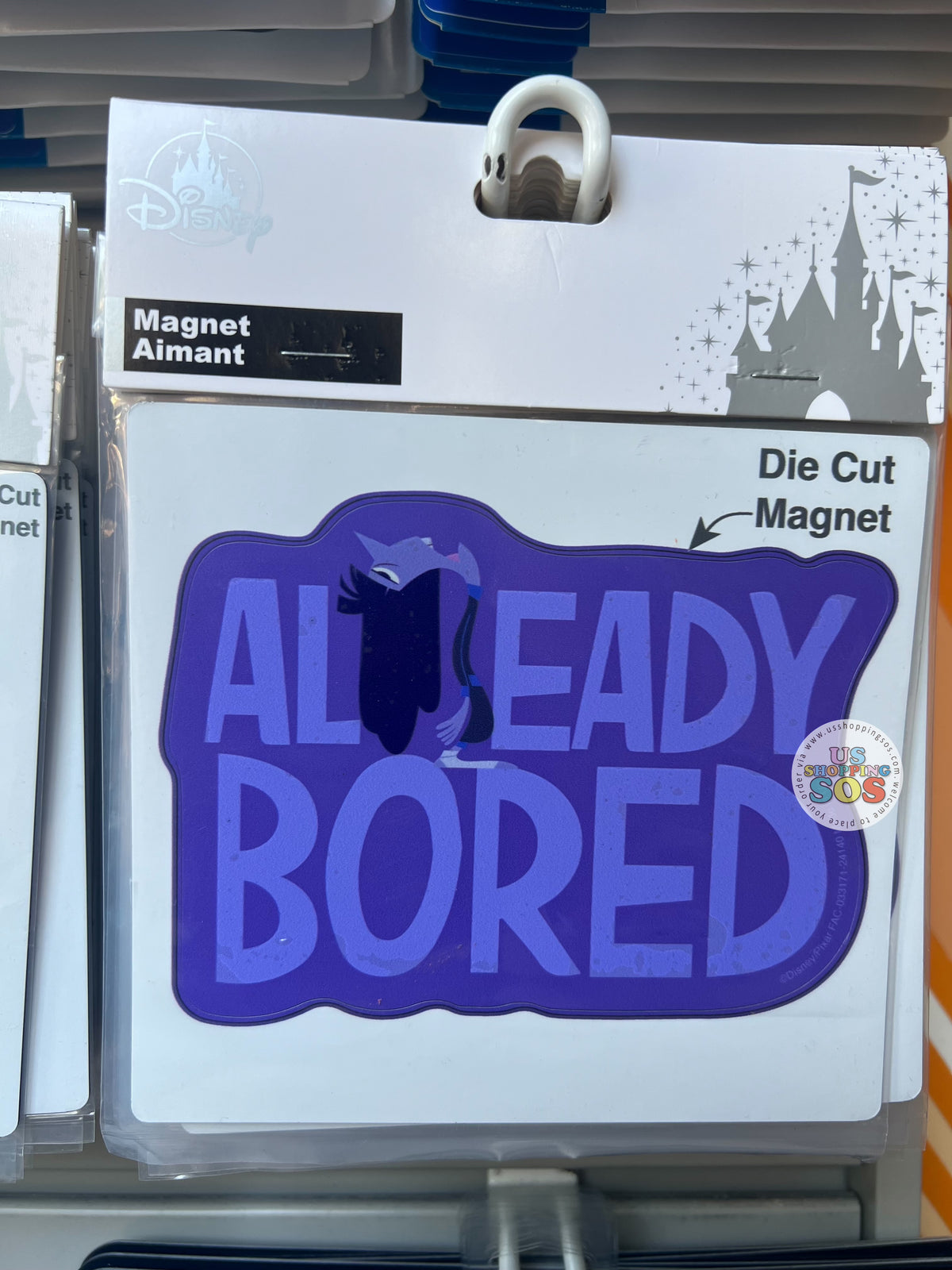 DLR/WDW - Inside Out 2 - Ennui “Already Bored” Die-Cut Magnet ...