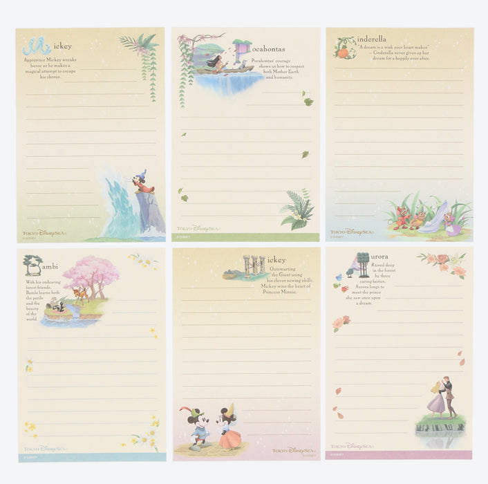 TDR - Fantasy Springs Theme Collection x Book Shaped Memo Notes Set