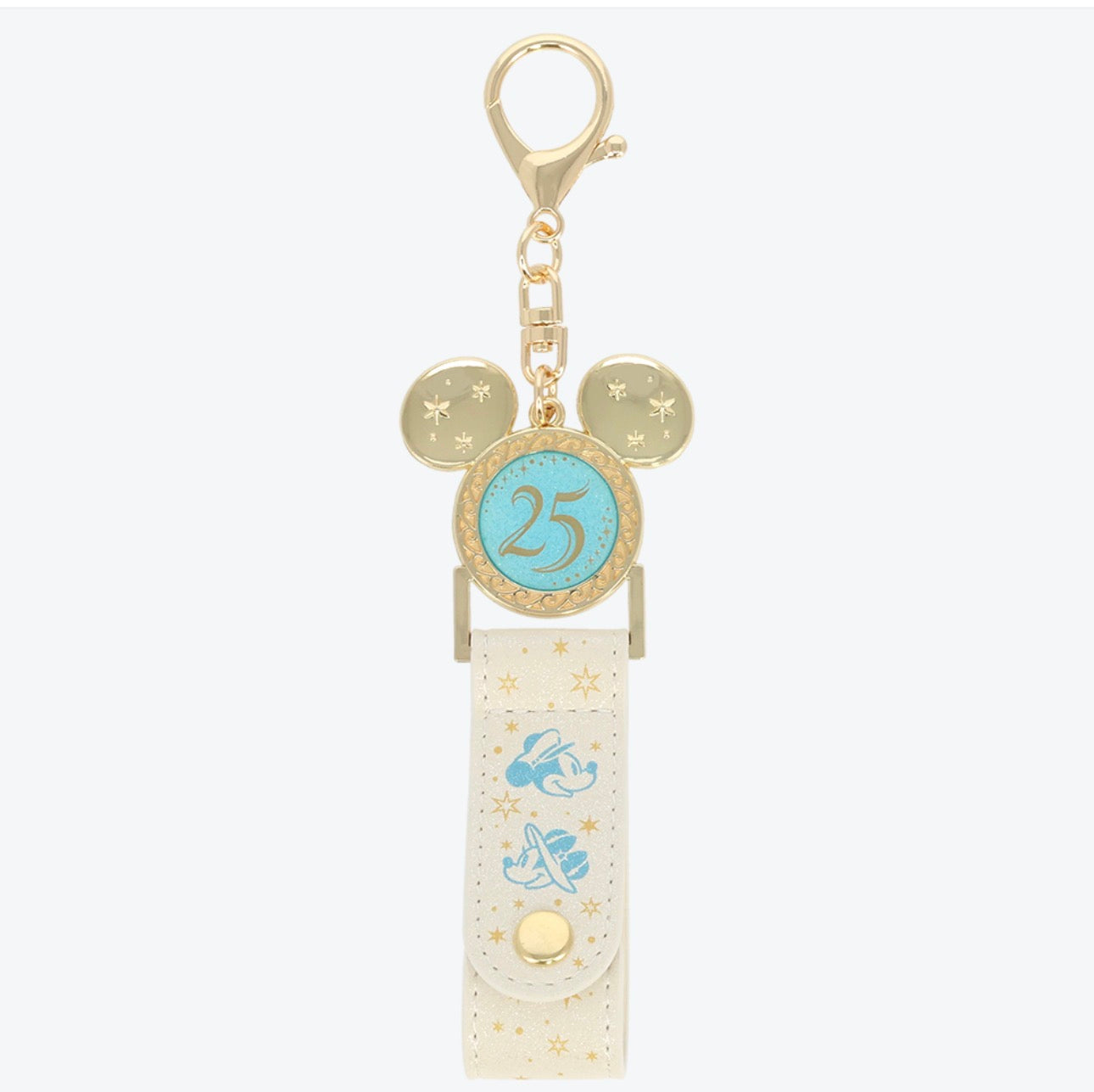 TDR - Tokyo DisneySea 25th Anniversary "The Jubilee Journey" x Mickey & Minnie Mouse Headband Holder Keychain (Release Date: May 25, 2026)