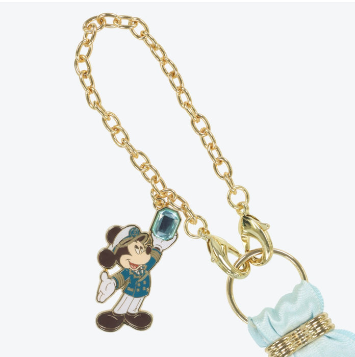 TDR - Tokyo DisneySea 25th Anniversary "The Jubilee Journey" x Mickey Mouse "Blue Ribbons" Keychain (Release Date: May 25, 2026)