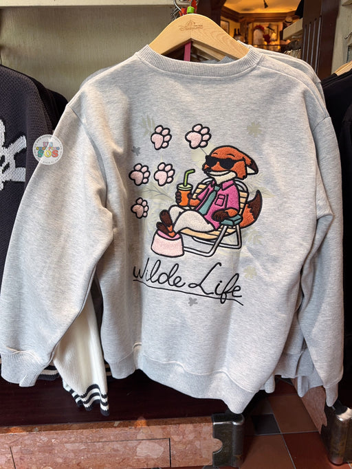 HKDL - 2026 Nick Wilde ‘Wilde Life’ Sweatshirt for Adults