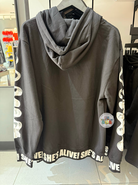 Universal Studios - UNIVRS The Bride of Frankenstein Red Lip Black Hoodie (Adult)