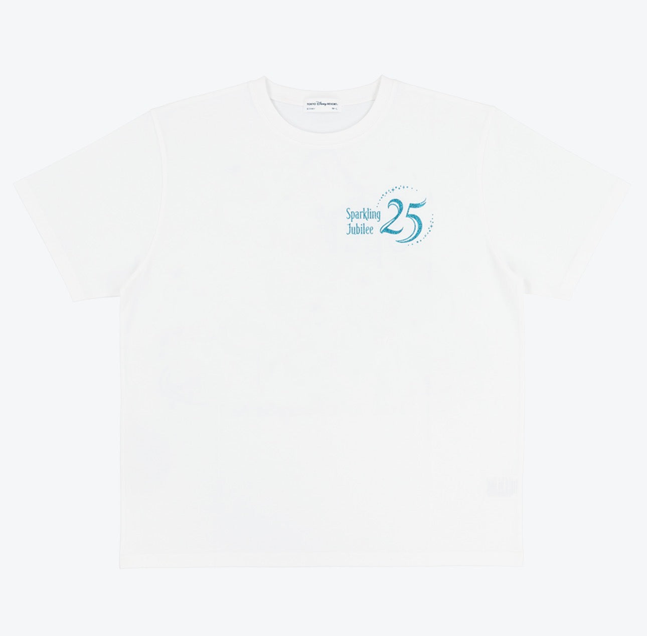 TDR - Tokyo DisneySea 25th Anniversary "Sparkling Jubilee" x White T-shirt (Adult - Unisex One Size) (Release Date: Apr 8, 2026)