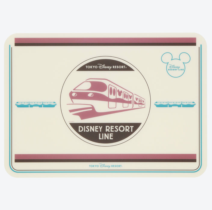 TDR - Tokyo Disney Resort "Disney Resort Cruiser" & "Disney Resort Line" Platemat Set (Release Date: Feb 8)