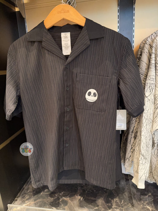 HKDL - 2026 Disney Halloween -The Nightmare Before Christmas x Jack Skellington Button Down Shirt for Adults