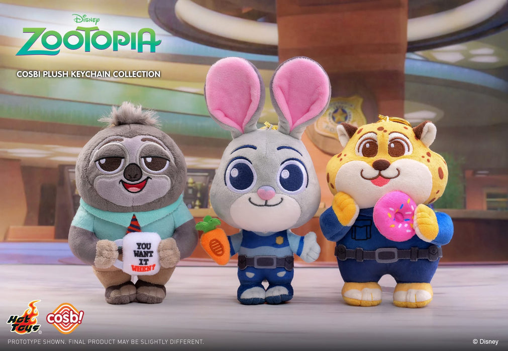 Hot Toy Cosbi - Zootopia 2 Blind Box Plush Keychain (Release Date: Oct 21, 2025)