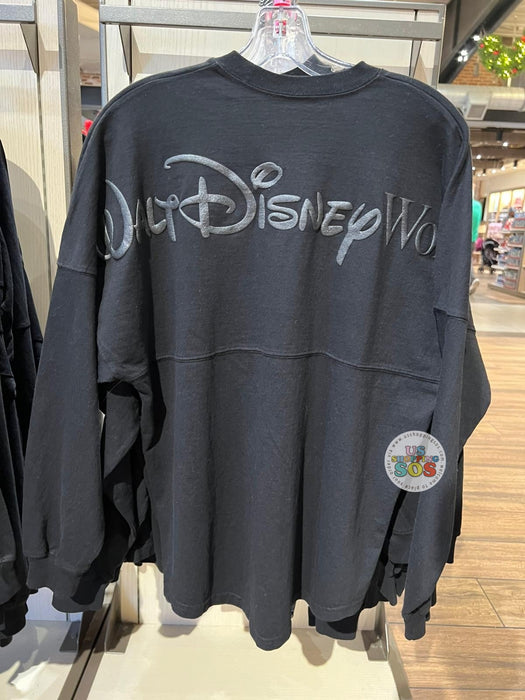 DLR/WDW - Spirit Jersey Black Puffy Ink Logo Black Pullover (Adult)