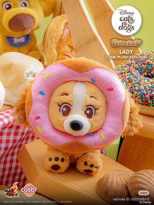 Hot Toy Cosbi - Disney Cats & Dogs Bakery Cosbi Plush Keychain Blind Box (Release Date: Jun 5, 2026)