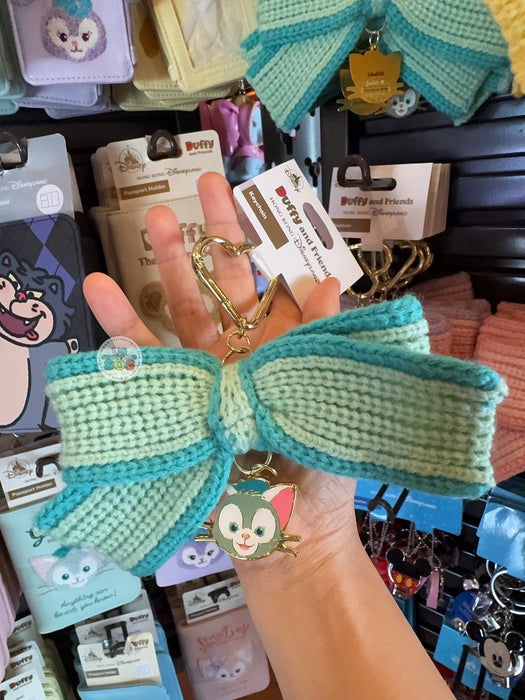 HKDL - 2026 Duffy and Friends Knitted Now with Charm Keychain x Gelatoni