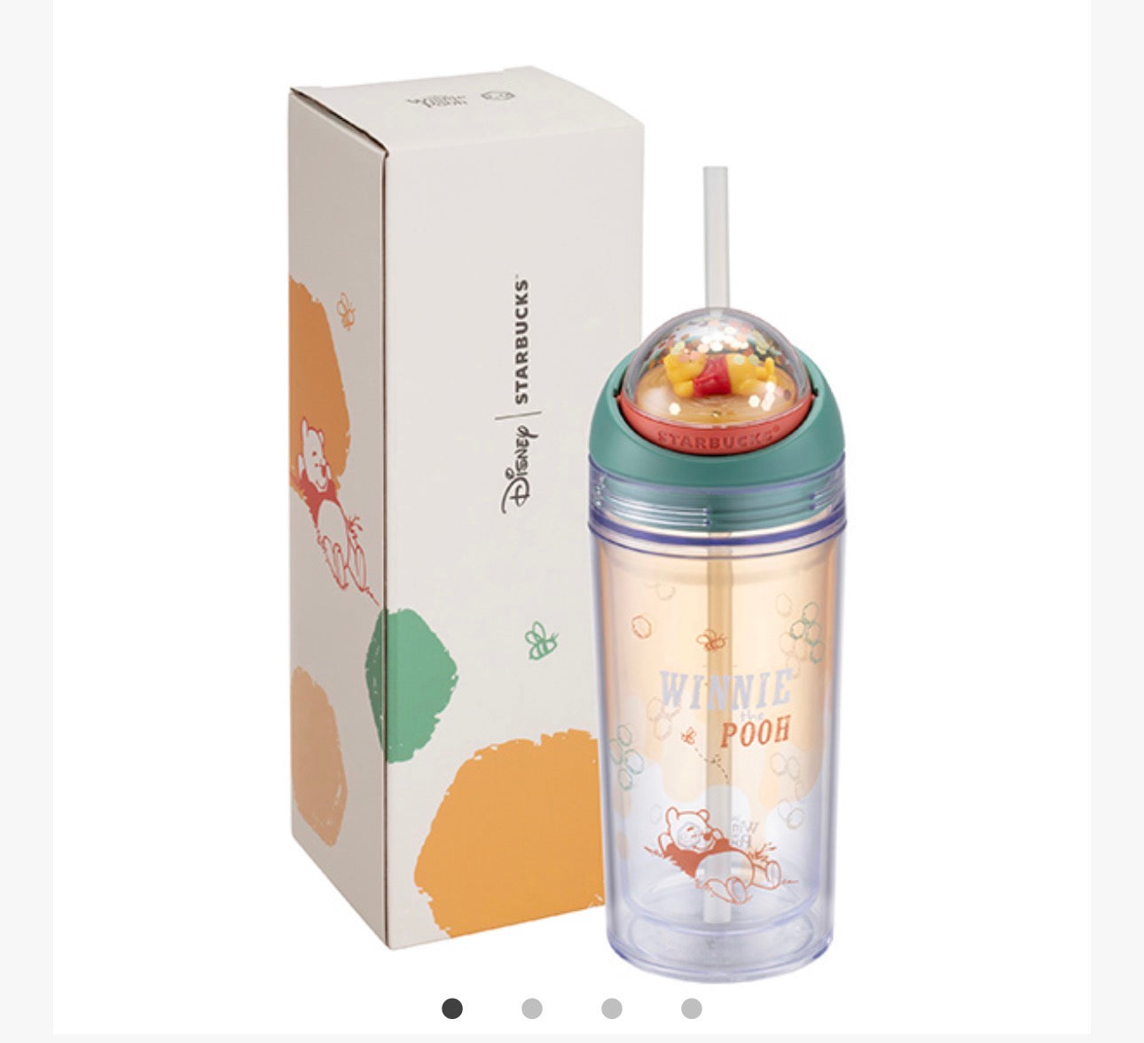 Starbucks Taiwan - 2026 Winnie the Pooh + STARBUCKS Collection x Winnie the Pooh Rotates The TOGO Cold Water Cup Size 355ml (Release Date: Oct 20, 2026)