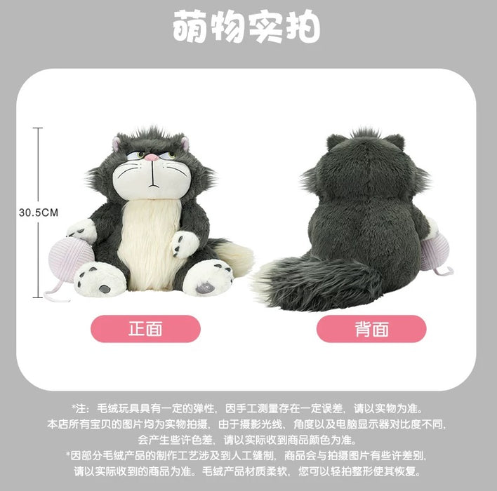 SHDL - Disney Cats "Paw Paw" Party x Lucifer Plush Toy with Knitting Ball