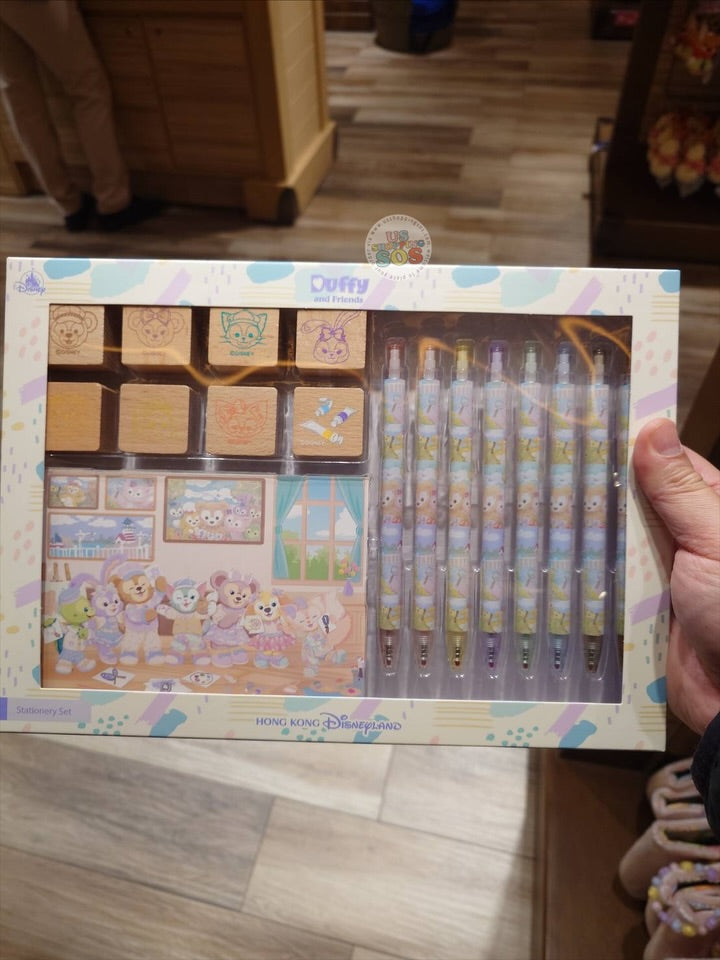 HKDL - Duffy and Friends Smiles Go Ground 2025 x Stationary Set