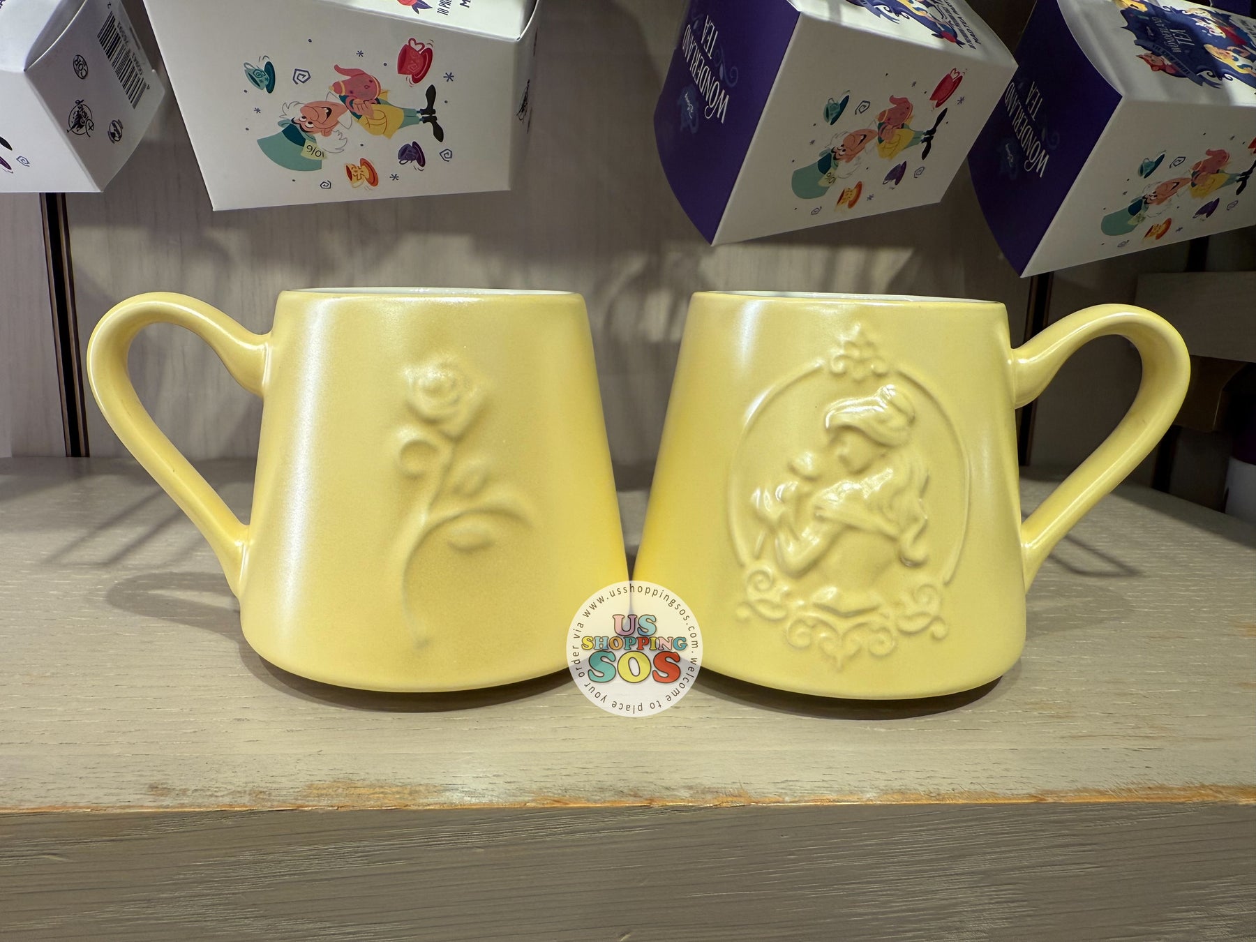 DLR/WDW - Disney Princess Belle “Beauty is Found Within” Butter Yellow Mug