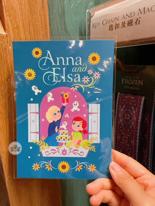 HKDL - World of Frozen 2025 Summer Collection x Elsa & Anna Post Card