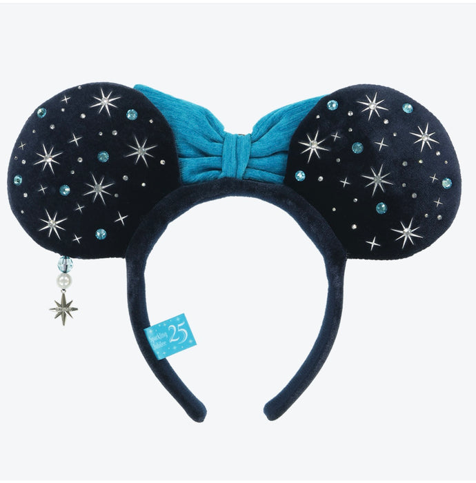 TDR - Tokyo DisneySea 25th Anniversary "Sparkling Jubilee" x Black Ear Headband (Pre Order, Ship out in the beginning of Nov 2026)