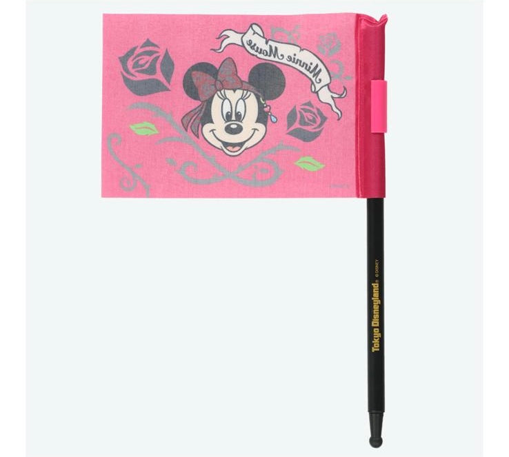 TDR - Mickey & Friends Disney Pirates of the Caribbean 2025 Collection x Minnie Mouse Flag Shaped Ballpoint Pen (Release Date: May 29, 2025)