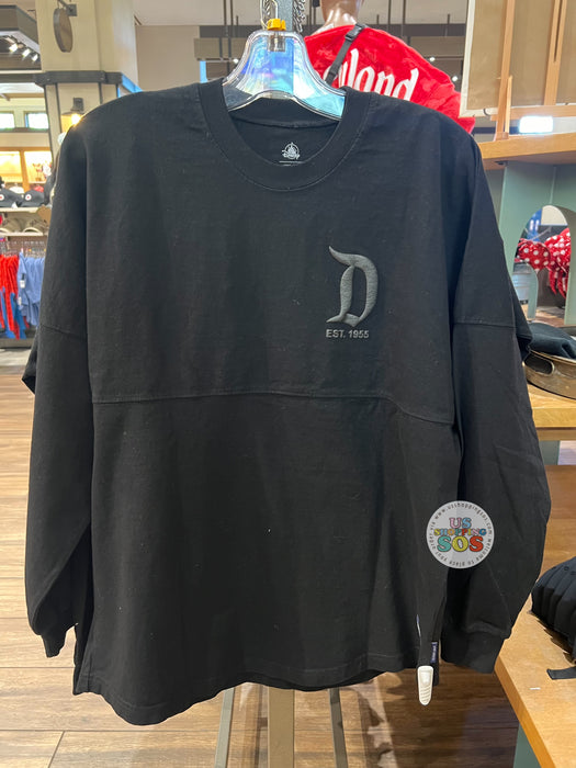 DLR/WDW - Spirit Jersey Black Puffy Ink Logo Black Pullover (Adult)