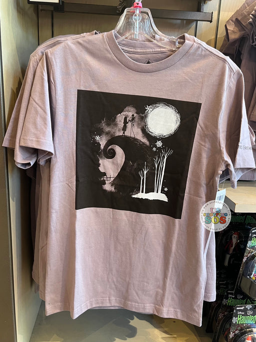 DLR/WDW - Tim Burton’s The Nightmare Before Christmas - Jack Skellington and Sally Moonlight View Lilac Graphic T-shirt (Adult)