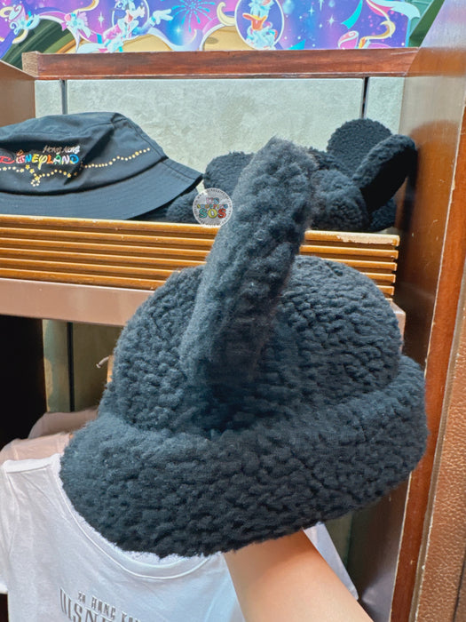 HKDL - Hong Kong Disneyland Mickey Mouse Ears Fleece Beanie for Adults Color: Black