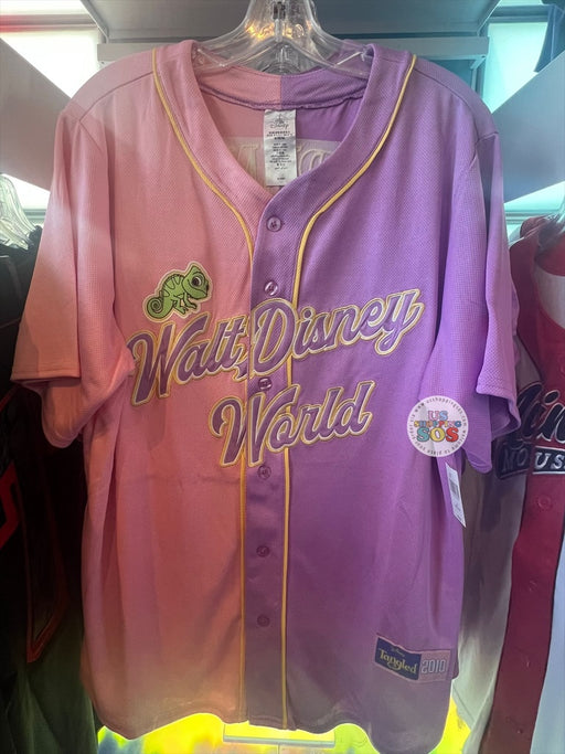 DLR/WDW - Tangled Rapunzel Park Logo Pink Purple Baseball Jersey (Adult)