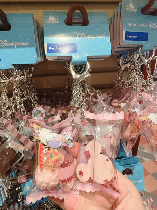 HKDL - Daisy Duck ‘Candy’ Shaped Keychain