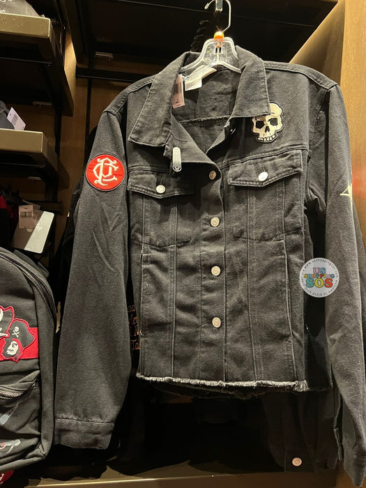 DLR/WDW - Pirates of the Caribbean - Skeleton Captain Black Denim Jacket (Adult)