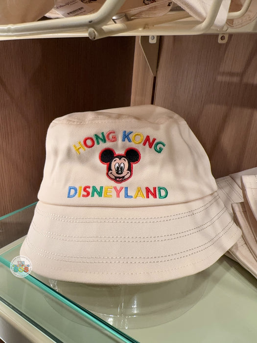 HKDL - Mickey Mouse ‘Hong Kong Disneyland’ Colorful Wordings Bucket for Adults