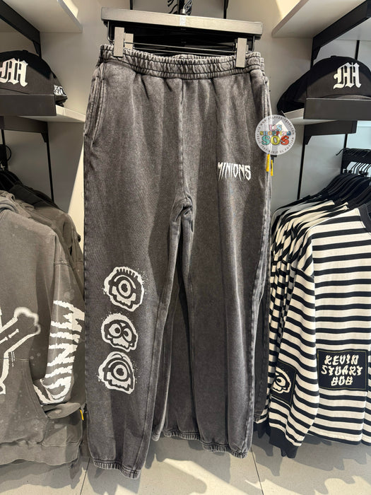 Universal Studios - UNIVRS Skeleton Minions Dark Grey Sweatpants (Adult)