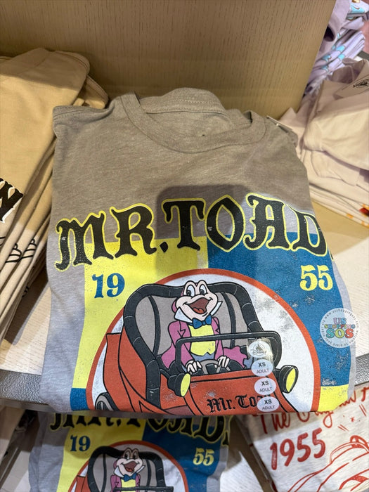 DLR/WDW - Disneyland Attraction Mr. Toad’s Wild Ride Heather Grey Graphic Tee (Adult)