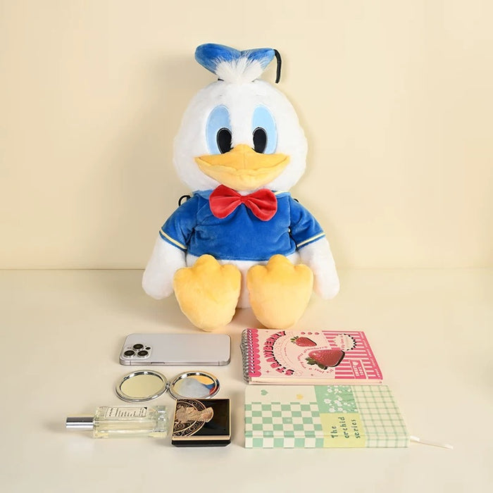 China Exclusive- Donald Duck Plushy Shaped Backpack