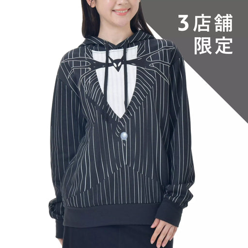 JDS -  2025 Tim Burton's The Nightmare Before Christmas x Jack Skellington Long Sleeve Pullover Hoodie for Adults (Release Date: Sept 16, 2025)